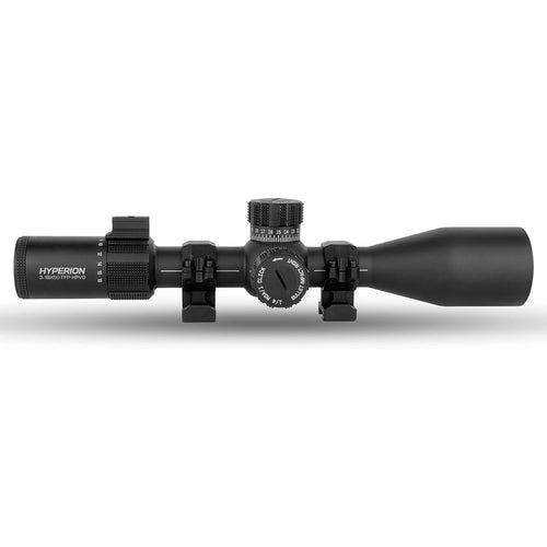 Hyperion 3-18x First Focal Plane High Power Variable Scope with Locking Turrets, Side Parallax, Illuminated Reticle, Zero Stop, FFP - MOA - Triton
