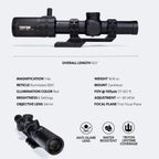 Triton 1-6x Orion First Focal Plane FFP LPVO Rifle Scope - Triton