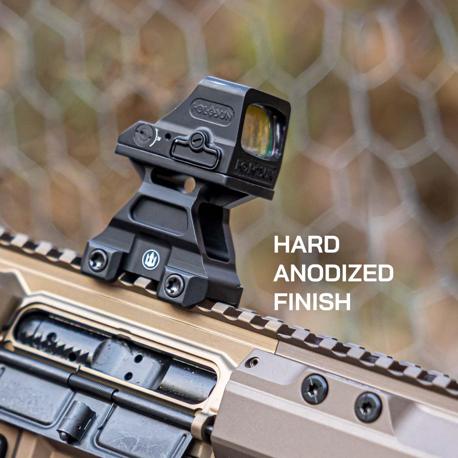 Triton APEX Absolute Cowitness 1.93" Riser Mount - for RMR/407/507/508/SRO or Aimpoint Micro T-1/T-2/503/515/530/Romeo4/Romeo5 Footprint - Triton