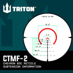 Triton Mariner 1-6x24 Second Focal Plane SFP LPVO Rifle Scope - Triton