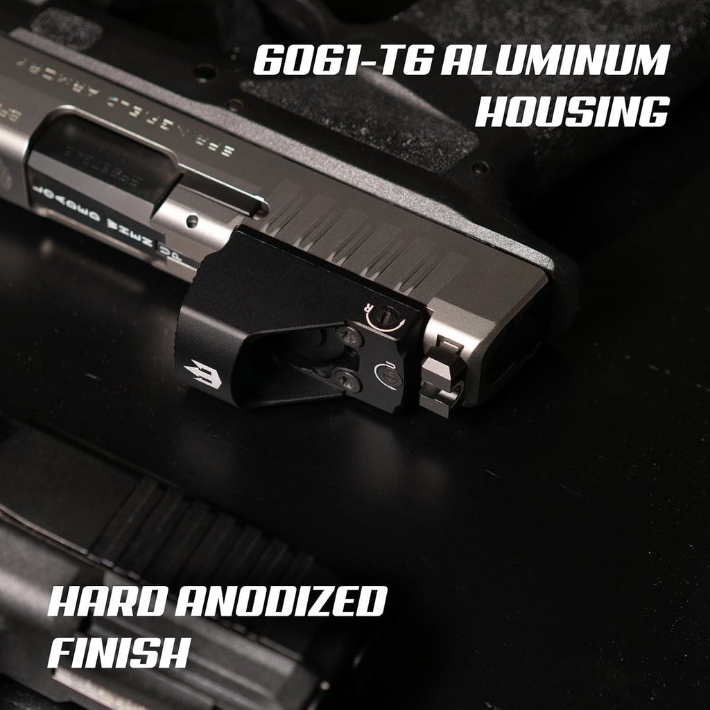 Triton Nautilus 3 MOA | 407K, 507K Footprint | Modified RMSc, NO Rear Recoil Lugs, NOT RMS Compatible | Parallax-Free Micro Red Dot Sight (MRDS) Featuring Shake Awake and 50K Hour Battery Life - Triton