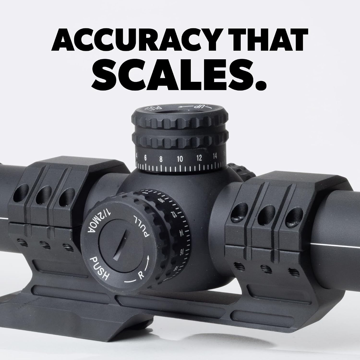 Triton Navigator+ 1-10x28 First Focal Plane FFP LPVO Rifle Scope | Chevron C2 BDC Reticle - Triton