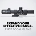 Triton Navigator+ 1-10x28 First Focal Plane FFP LPVO Rifle Scope | Chevron C2 BDC Reticle - Triton
