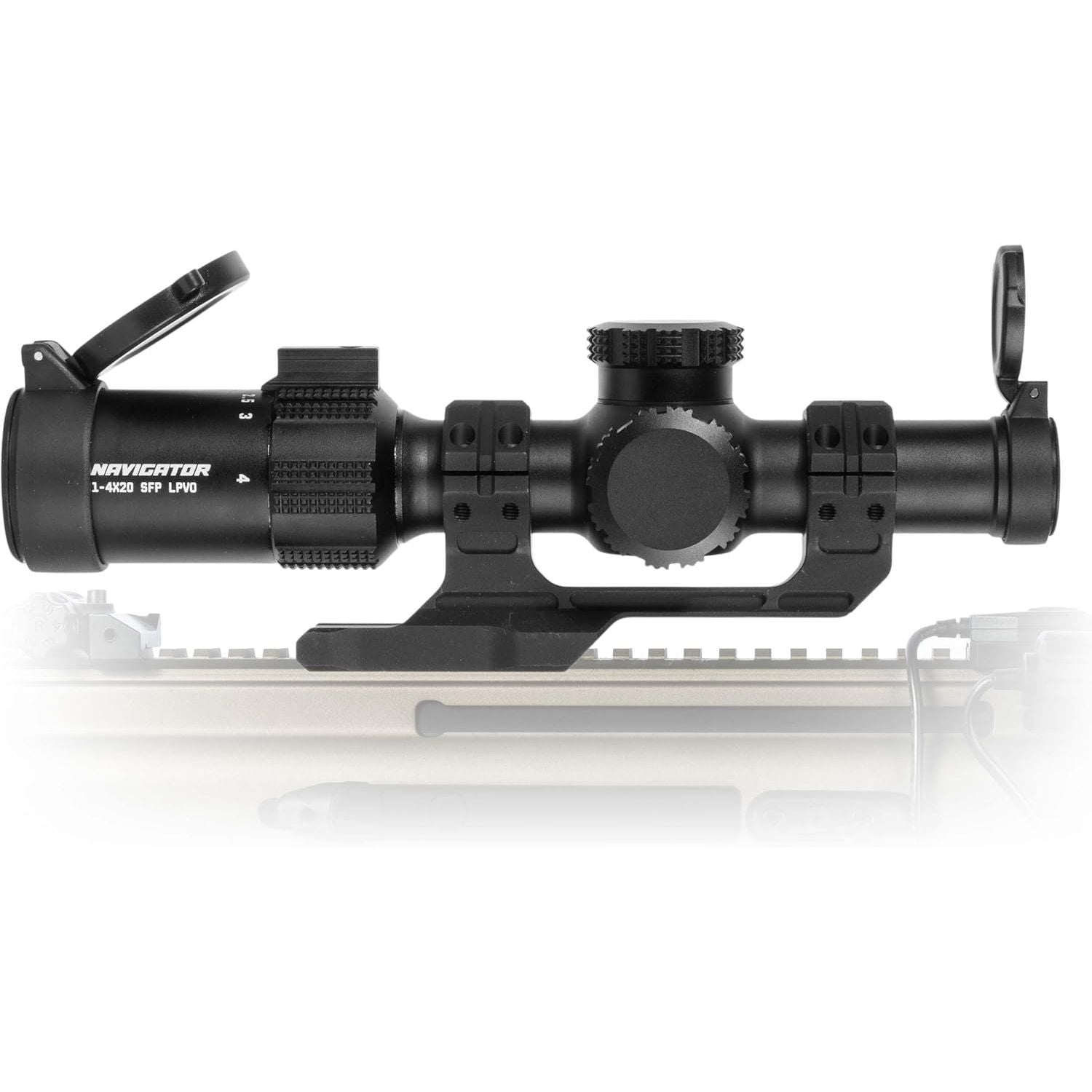 Triton Navigator 1-4x20 HD Second Focal Plane SFP LPVO Rifle Scope - Triton