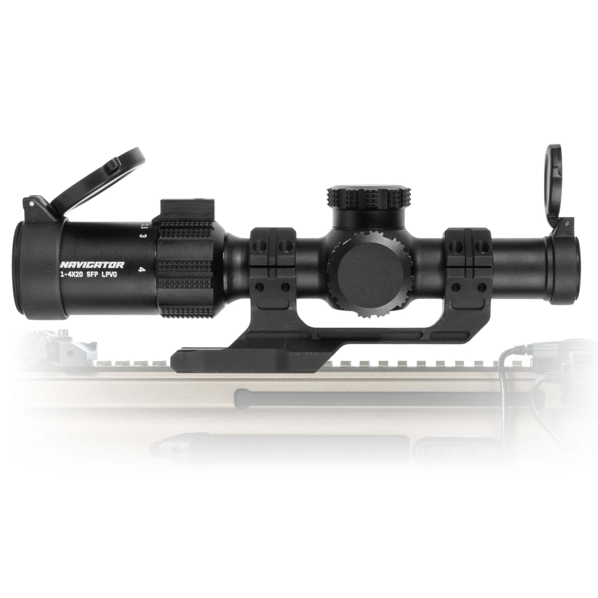 Triton Navigator 1-4x20 HD Second Focal Plane SFP LPVO Rifle Scope - Triton