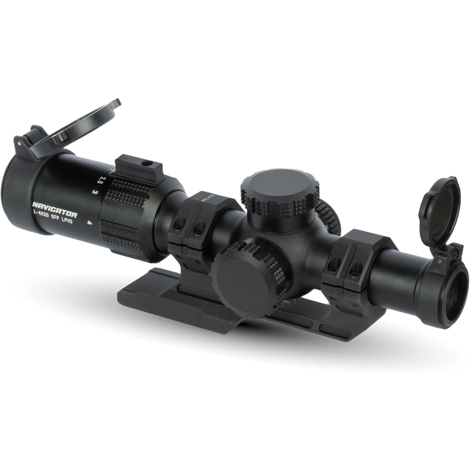 Triton Navigator 1-4x20 HD Second Focal Plane SFP LPVO Rifle Scope - Triton
