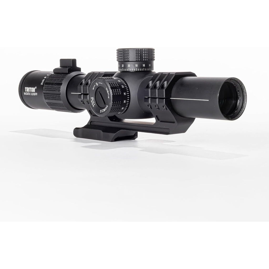 Triton Navigator 2-12x30 First Focal Plane MPVO with Illuminated C5 Circle Dot BDC Reticle - Triton