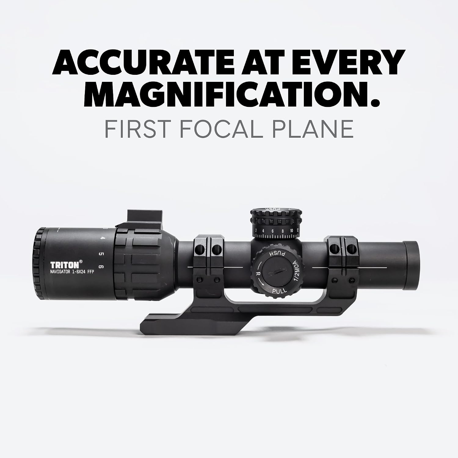Triton Navigator Series 1-6x24 First Focal Plane FFP LPVO Rifle Scope - Triton