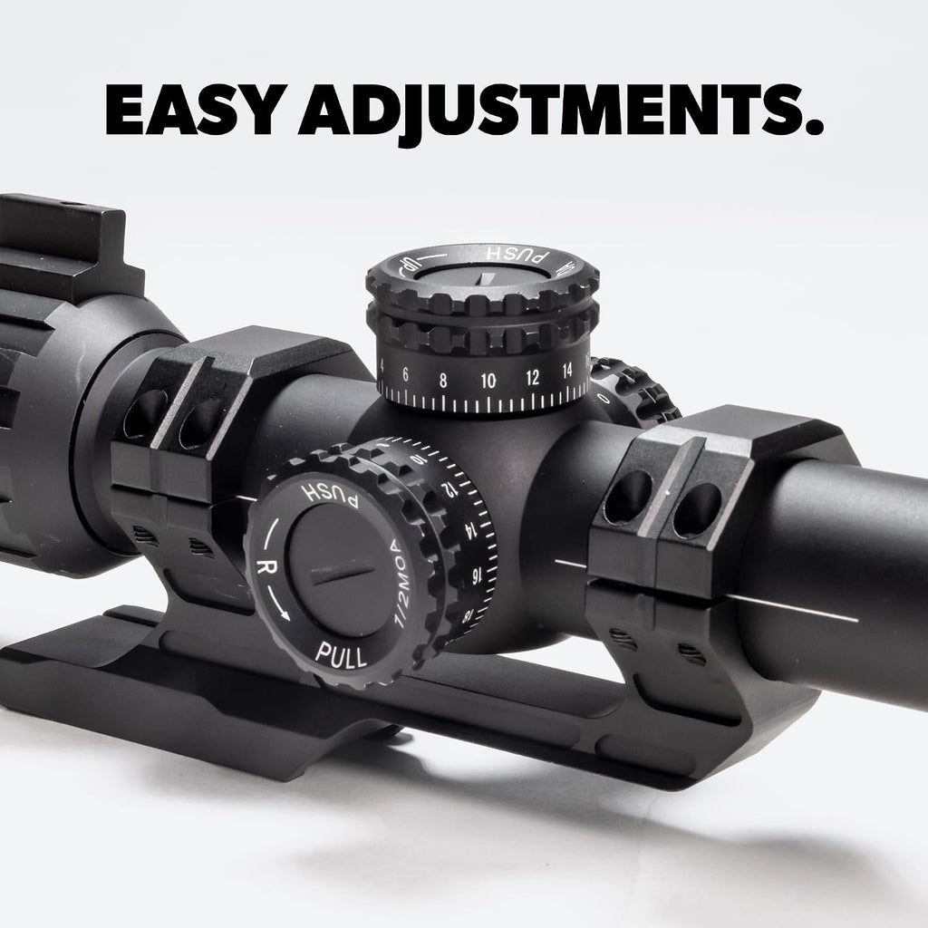 Triton Navigator Series 1-6x24 First Focal Plane FFP LPVO Rifle Scope - Triton