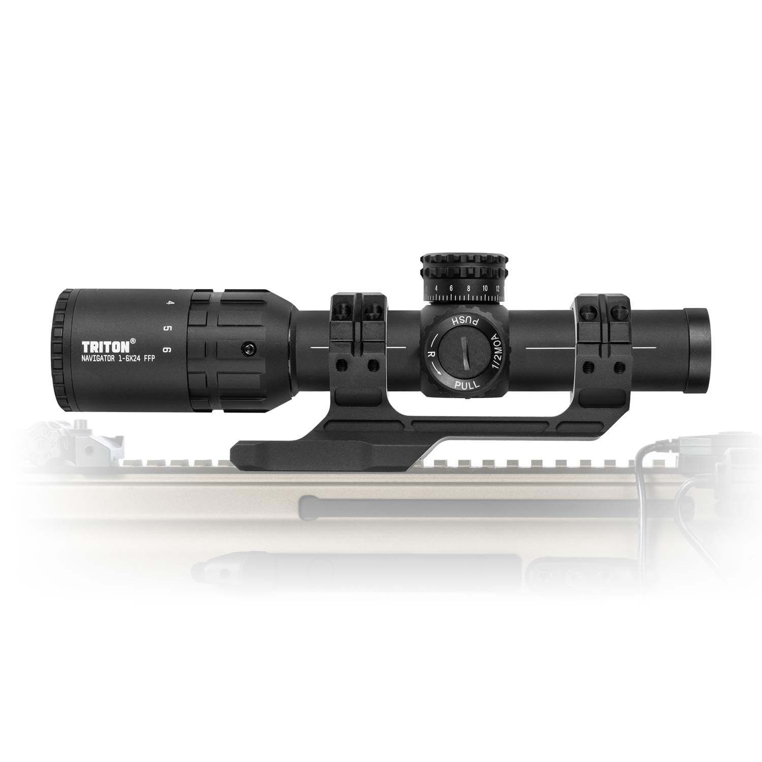 Triton Navigator Series 1-6x24 First Focal Plane FFP LPVO Rifle Scope - Triton