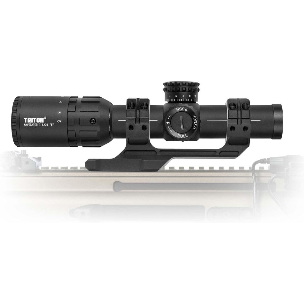 Triton Navigator Series 1-6x24 First Focal Plane FFP LPVO Rifle Scope - Triton