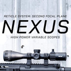 Triton Nexus 3-9x40 AO Second Focal Plane SFP Adjustable Objective Medium Power Variable Optic MPVO Rifle Scope - Triton