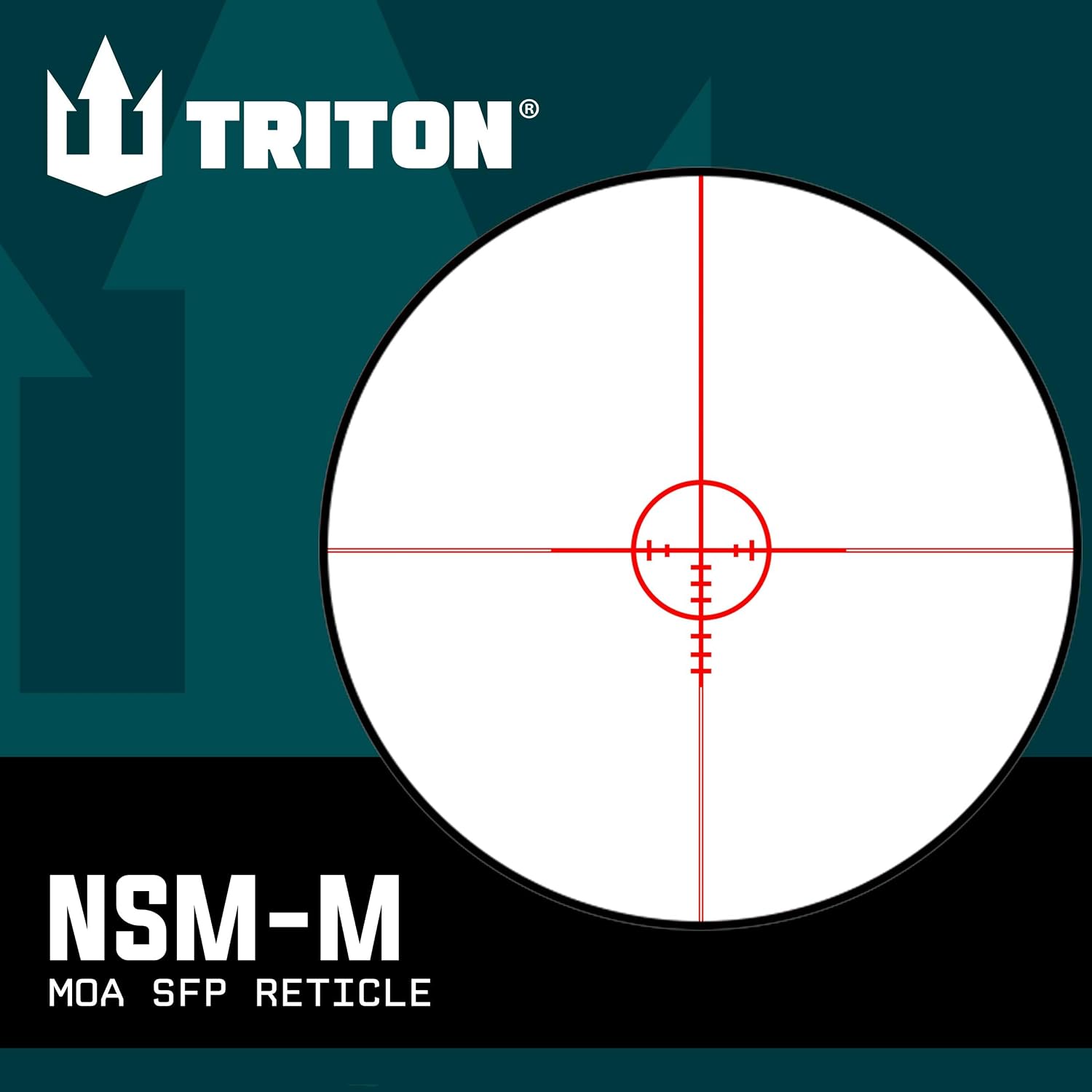 Triton Nexus 3-9x40 AO Second Focal Plane SFP Adjustable Objective Medium Power Variable Optic MPVO Rifle Scope - Triton