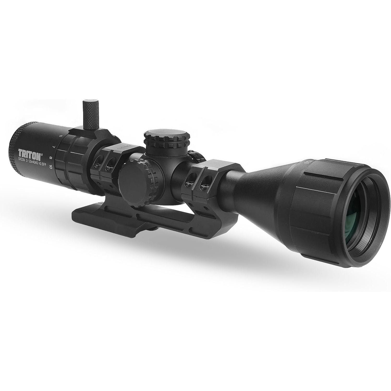 Triton Orion HD 2-10x40 AO SFP MPVO Scopes with Daylight Bright Reticles - Triton