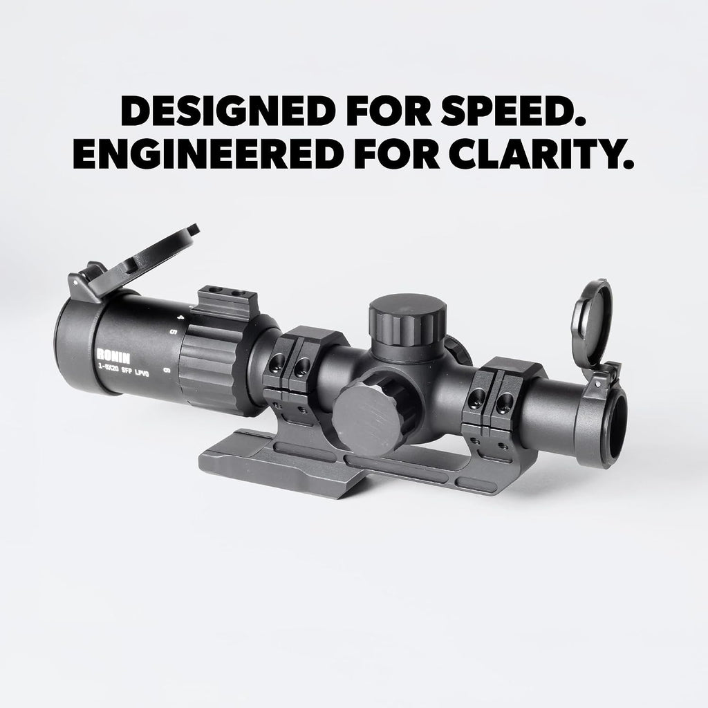 Triton Ronin 1-6x20 HD Second Focal Plane SFP | Shorty | LPVO Rifle Scope - Triton