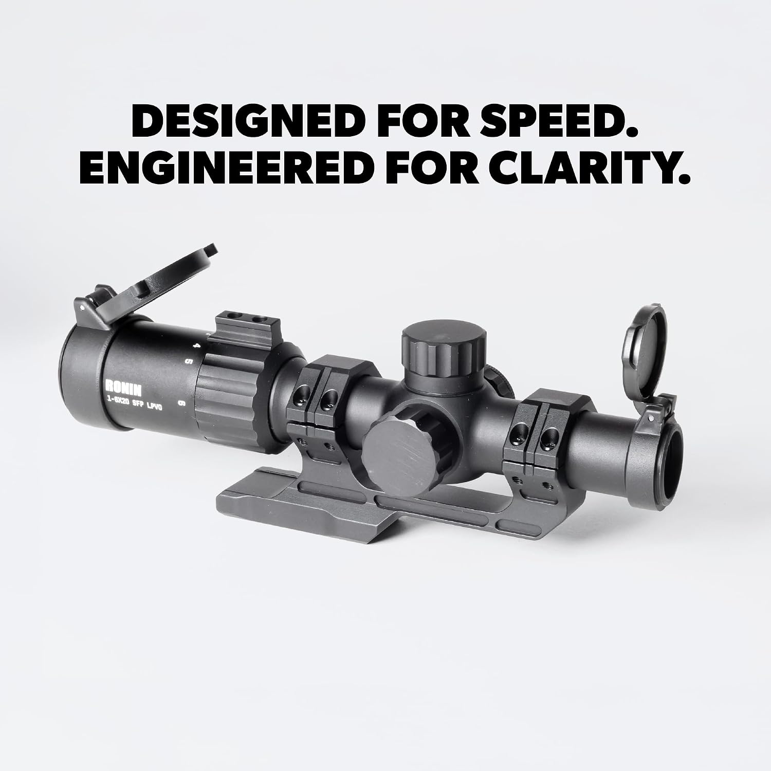 Triton Ronin 1-6x20 HD Second Focal Plane SFP | Shorty | LPVO Rifle Scope - Triton