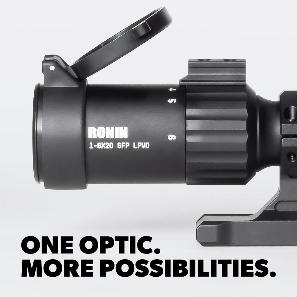 Triton Ronin 1-6x20 HD Second Focal Plane SFP | Shorty | LPVO Rifle Scope - Triton