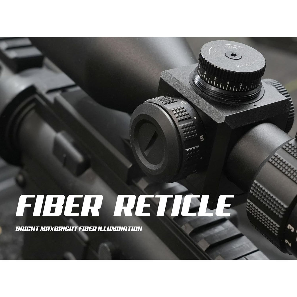 Triton Ronin HD 2-10x40 SFP MaxBright Fiber Reticle MPVO | Shorty | F2 Reticle - Triton
