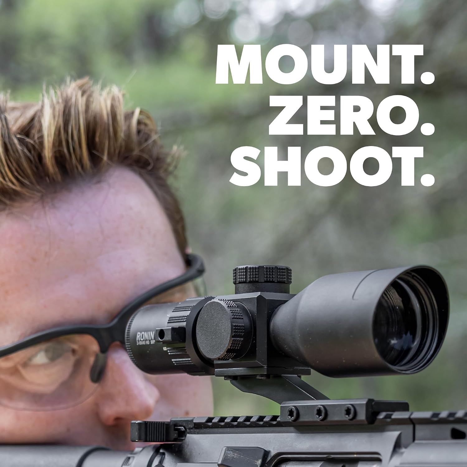 Triton Ronin HD 3-9x40 SFP MaxBright Fiber Reticle MPVO | Shorty | with or Without Adjustable Objective AO - Triton