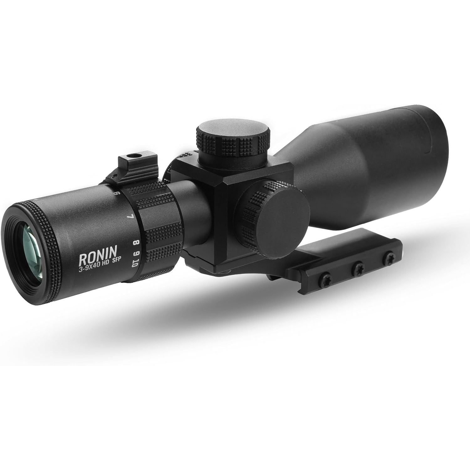 Triton Ronin HD 3-9x40 SFP MaxBright Fiber Reticle MPVO | Shorty | with or Without Adjustable Objective AO - Triton