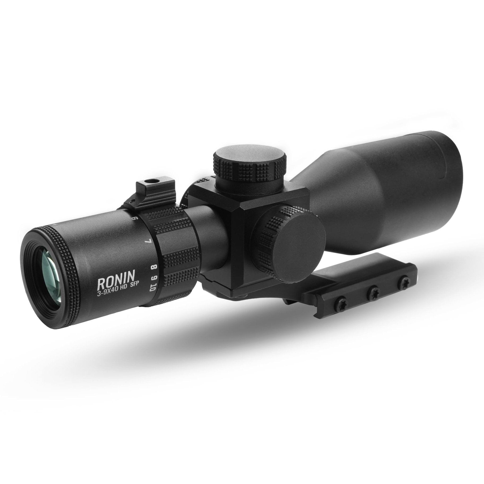 Triton Ronin HD 3-9x40 SFP MaxBright Fiber Reticle MPVO | Shorty | with or Without Adjustable Objective AO - Triton