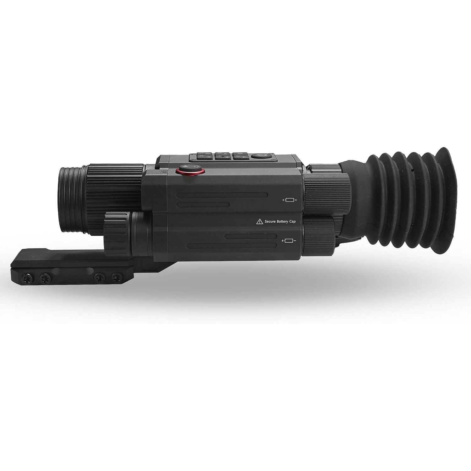 Triton StarStrike-R Ultra HDX Optic + LRF Range Finder 10 to 1200 YDS | Daylight to Moonlight | Precision LRF | HD Video Recording | Heavy Recoil-Rated - Triton