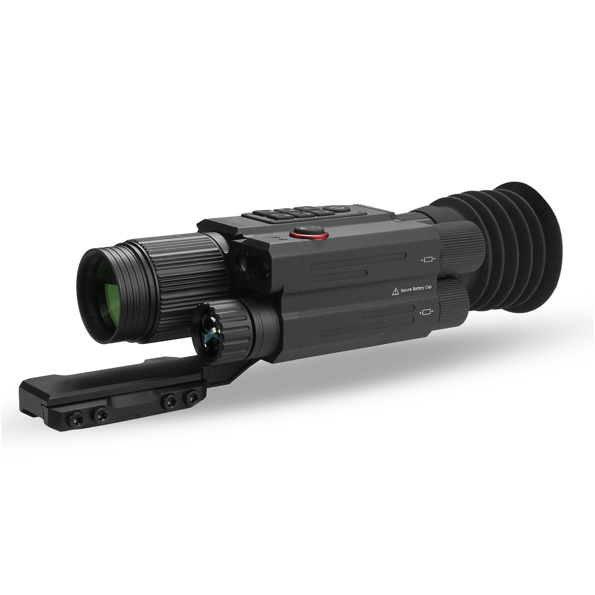 Triton StarStrike-R Ultra HDX Optic + LRF Range Finder 10 to 1200 YDS | Daylight to Moonlight | Precision LRF | HD Video Recording | Heavy Recoil-Rated - Triton