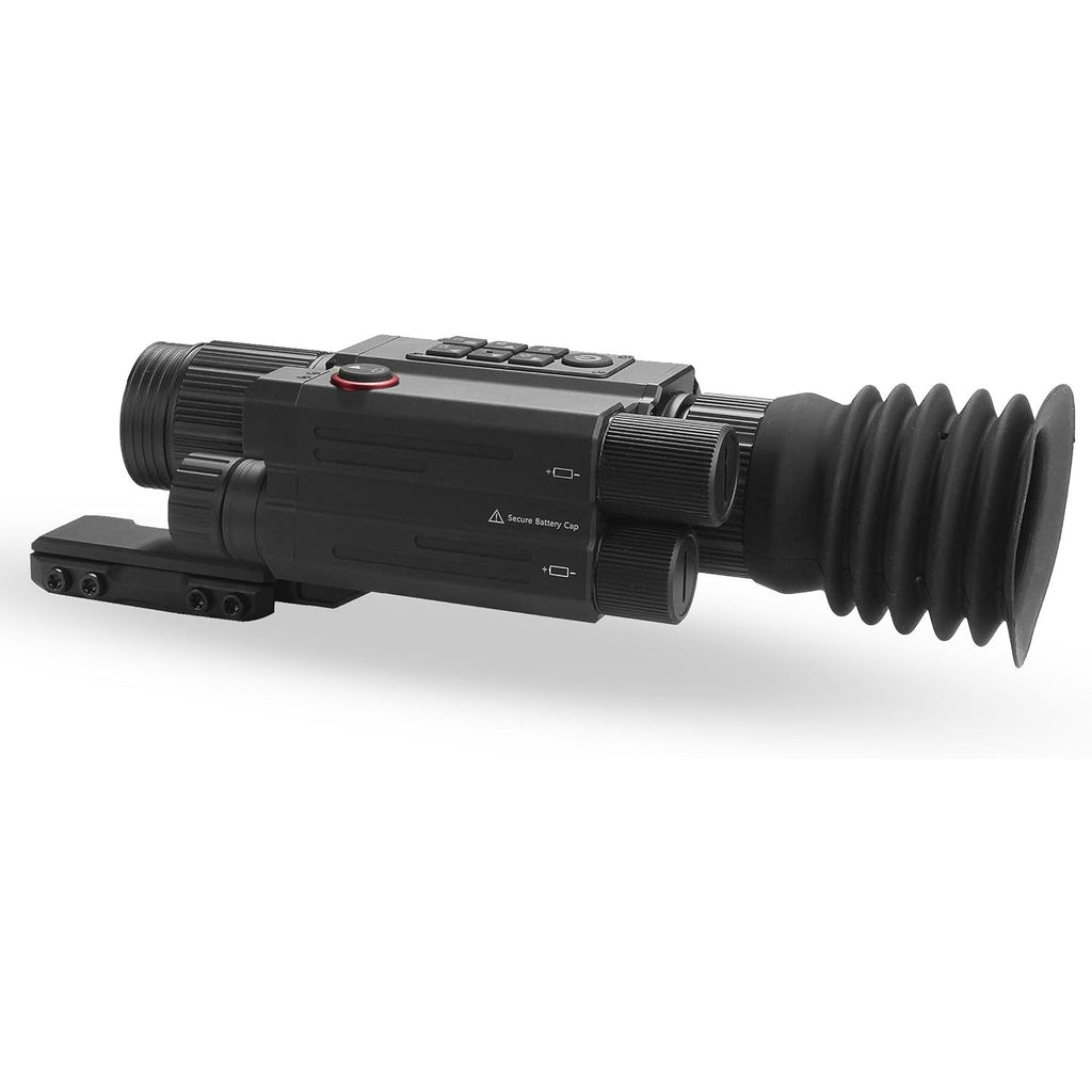 Triton StarStrike-R Ultra HDX Optic + LRF Range Finder 10 to 1200 YDS | Daylight to Moonlight | Precision LRF | HD Video Recording | Heavy Recoil-Rated - Triton