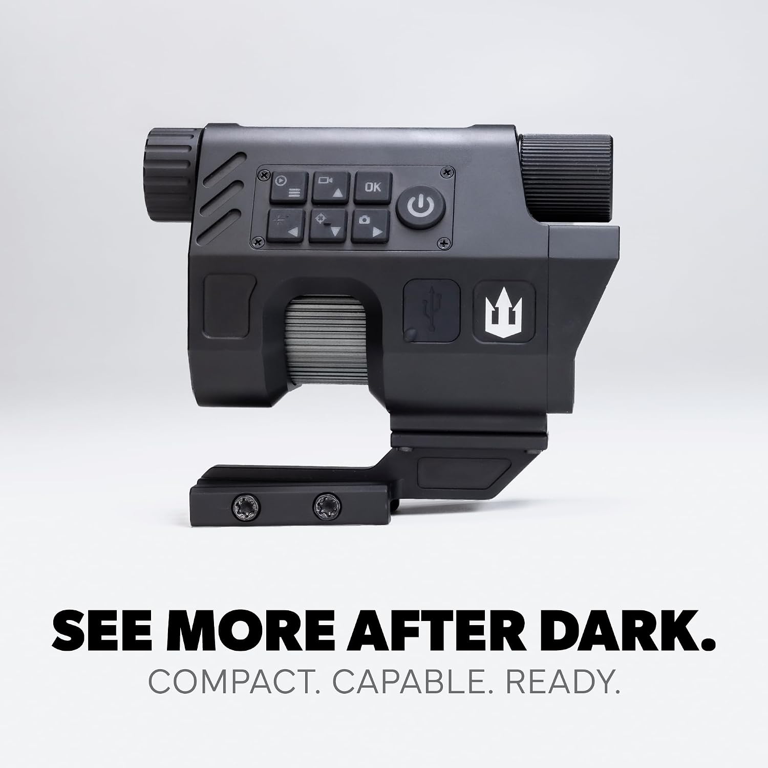 Triton StarStrikeX 1-6x Rifle Digital Night Vision Scope LPVO | Compact night vision LPVO with 1-6x zoom, adjustable IR, 1080p recording, micro-SD storage - Triton