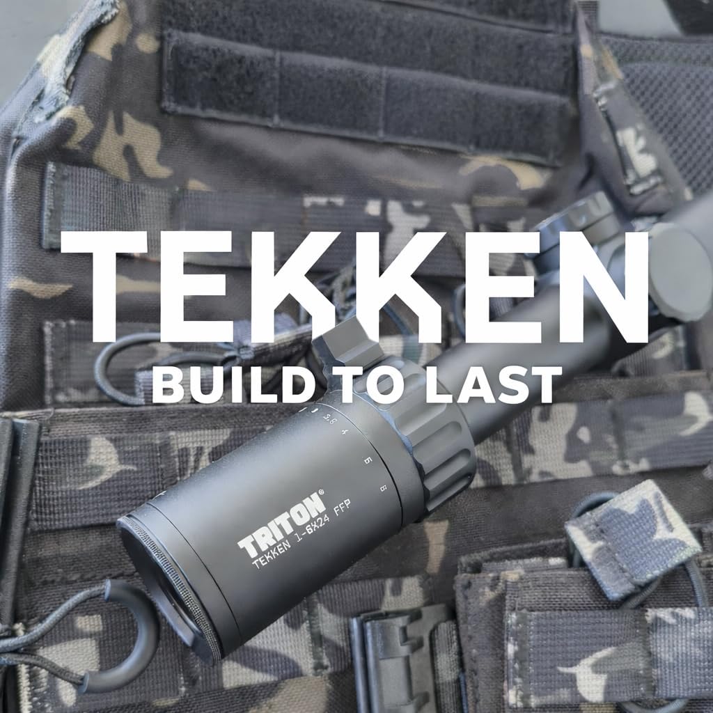 Triton Tekken 1-6x FFP First Focal Plane Low Power Variable Optic FFP LPVO - Triton
